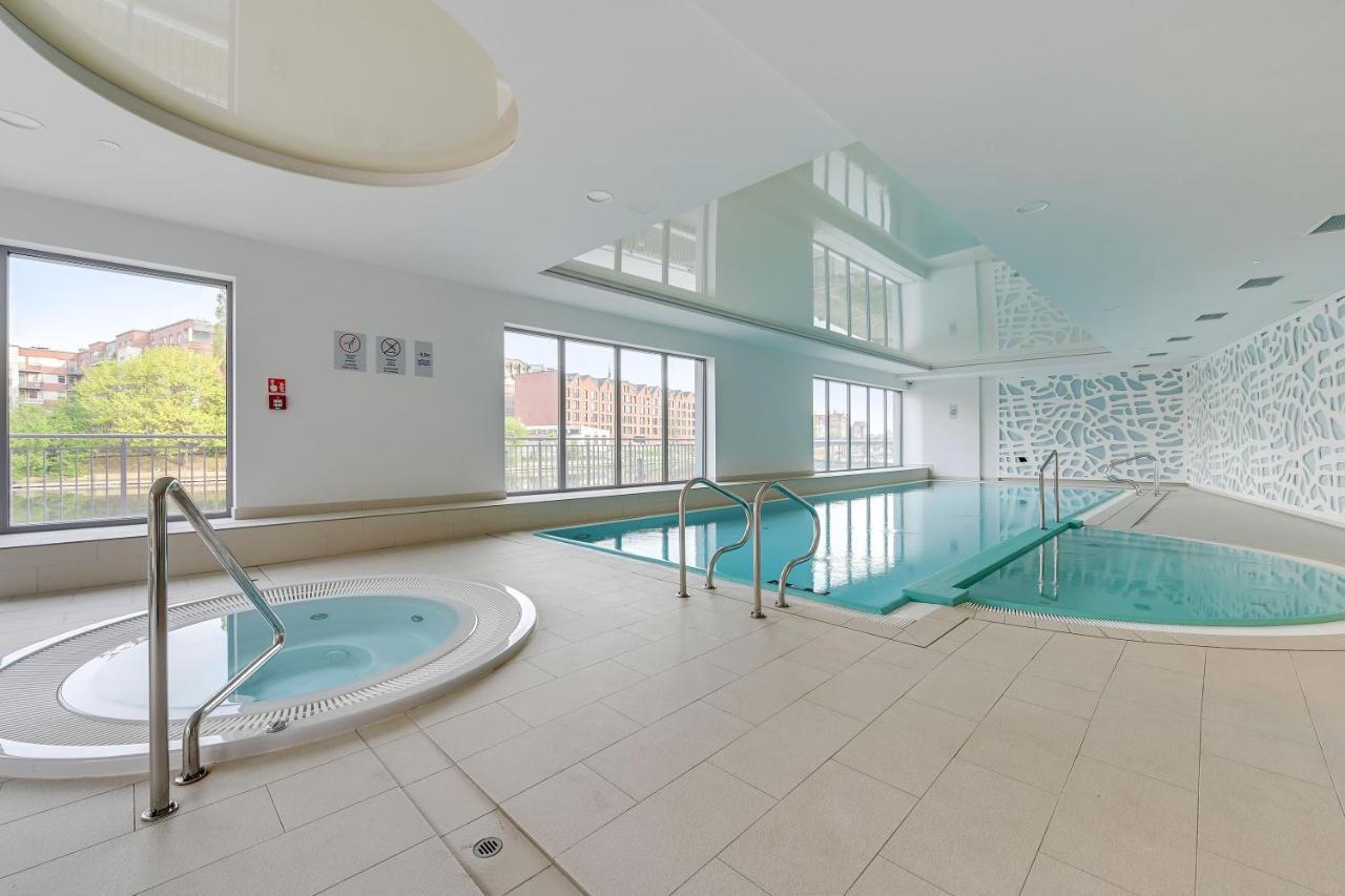 Lägenhet Waterlane Island Pool & Gym Gdańsk